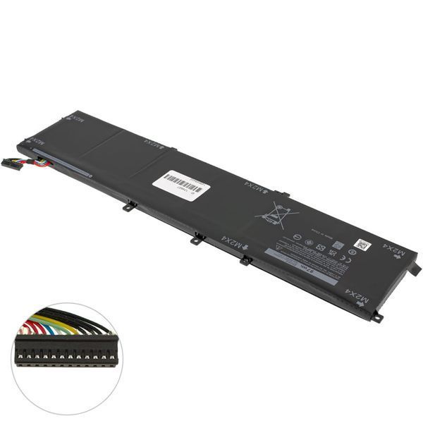 Батарея DELL GPM03 акумулятор для ноутбука XPS 15 9550 ВЕРСИЯ 2 , 9560 9570 11.4V 8333mAh 97Wh Black LBM-124657 фото