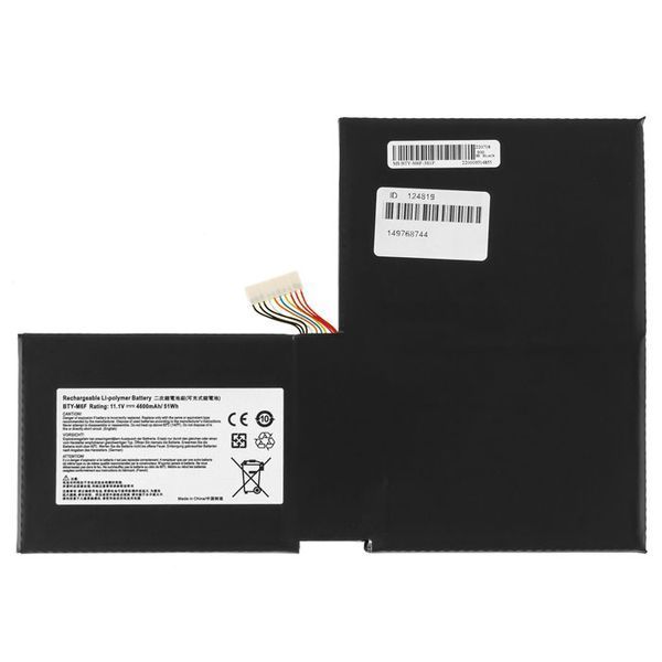 Батарея MSI BTY-M6F акумулятор для ноутбука GS60 MS-16H2 MS-16H4 2PL 6QE 2QE 2PE 2QC 2QD 6QC 6QC-257XCN 11.4V 4640mAh Black LBM-124819 фото