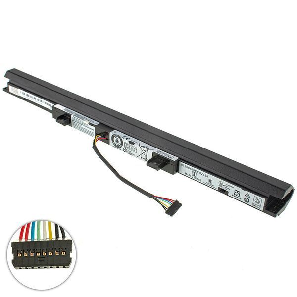 Батарея LENOVO L15S3A01 акумулятор для ноутбука IdeaPad V310-14ISK, V310-15ISK 10.8V 2200mAh 24Wh Black 5B10L04214 LBM-124812 фото