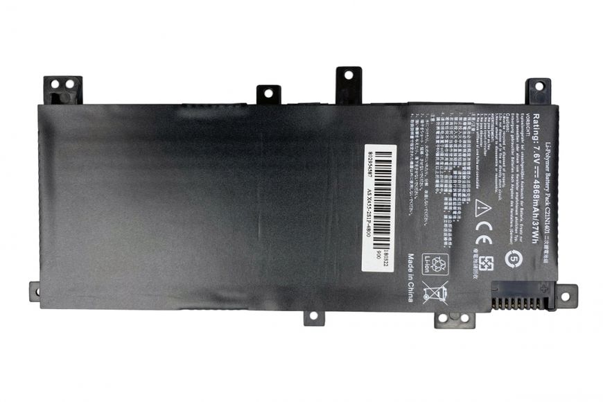 Батарея C21N1401 акумулятор для ноутбука Asus A455LD X455LA K455L F455L R455LD VM410L W409L A556U Y483LD LBM-065186 фото