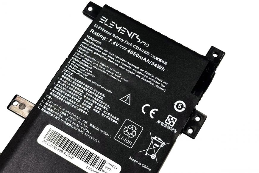 Батарея C21N1409 акумулятор для ноутбука Asus F430LB F455LB K455LN V455L VM490LD W419LD X454LN X455LB LBM-010070 фото