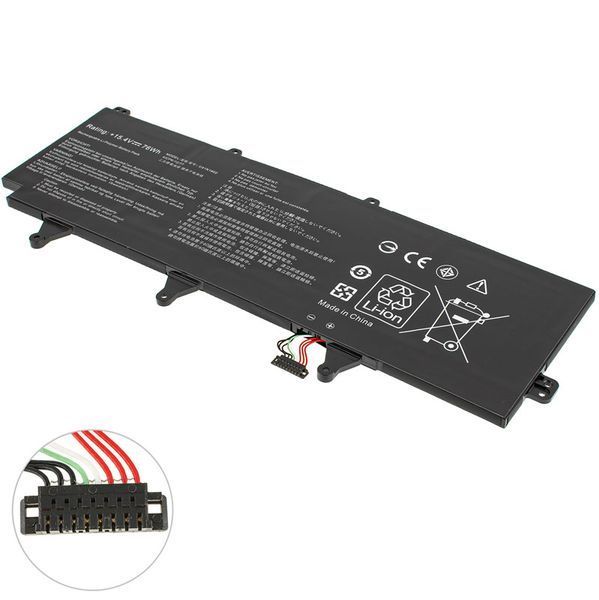 Батарея ASUS C41N1802 аккумулятор для ноутбука Zephyrus GX701GX, GX701GW, GX701GV 15.4V 4935mAh 76Wh Black 0B200-03140100 LBM-124607 фото