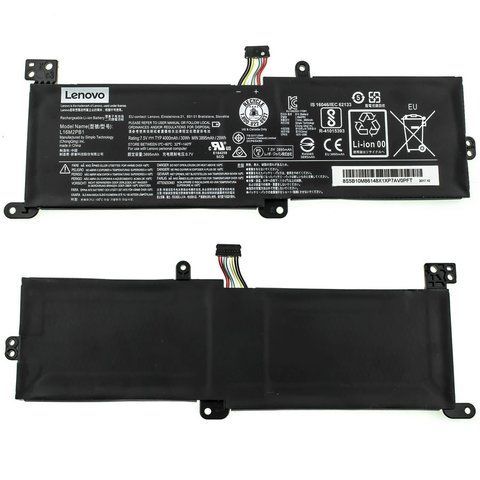 Оригинальная Батарея LENOVO L16M2PB1 аккумулятор для ноутбука IdeaPad 320-15IAP, 320-15ISK, 320-15IKB 7.5V 4000mAh 30Wh Black 5B10W67163 LBM-081309 фото