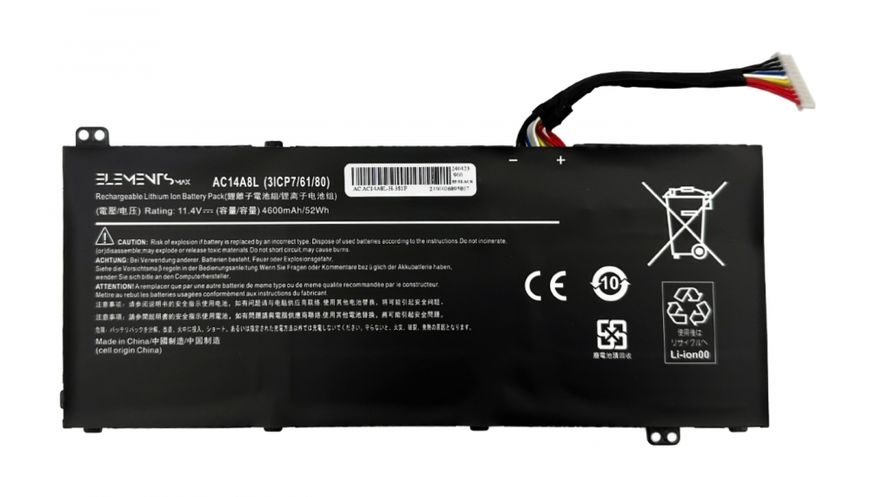 Батарея AC14A8L аккумулятор для ноутбука Acer V15 Nitro, VN7-571 VN7-571G VN7-591 VN7-591G VN7-791G VN7-791 LBM-0123401 фото