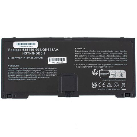 Батарея HP FN04 акумулятор для ноутбука ProBook 5330m series 14.8V 2600mAh Black LBM-139938 фото