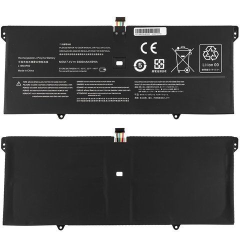 Батарея LENOVO L16M4P60 аккумулятор для ноутбука Yoga 920-13IKB series 7.4V 9300mAh 68.8Wh Black LBM-139349 фото