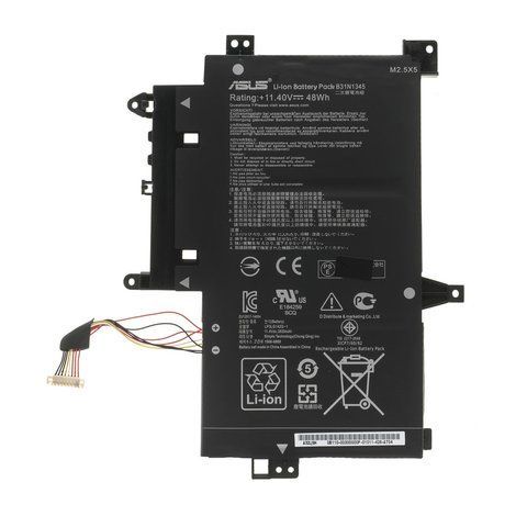 Оригінальна Батарея ASUS B31N1345 акумулятор для ноутбука Transformer Book TP500LA, TP500LB, TP500LN 11.4V 48Wh Black 0B200-00990000 LBM-062463 фото