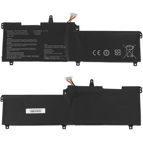 Батарея C41N1541, акумулятор для ноутбука Asus ROG Strix GL702VT, GL702VM, GL702ZC LBM-128844 фото