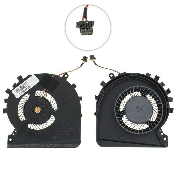 Вентилятор для ноутбука HP Pavilion Gaming 15-DK (CPU + GPU FAN) (L56900-001 + L57170-001) (Кулер) LBM-089685 фото