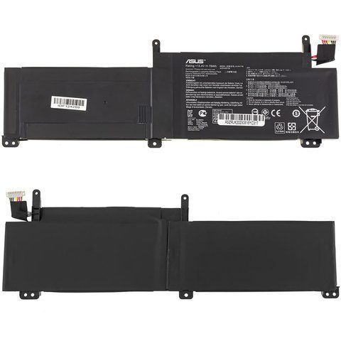 Оригінальна Батарея ASUS C41N1716 акумулятор для ноутбука ROG Strix GL703GM, GL703GS 15.4V 4940mAh 76Wh Black 0B200-02770000 LBM-128814 фото