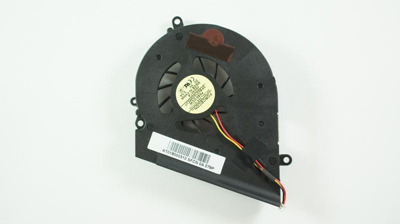 Вентилятор для ноутбука Toshiba Satellite A200, A205, A210, A215, L450, L450D, L455, L455D (INTEL CPU FAN) (DFS531405MC0T) (Кулер) LBM-048661 фото