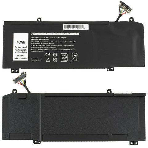 Батарея DELL 1F22N акумулятор для ноутбука Alienware M15 2018, ALW15M, P79F, Alienware M17, P37E LBM-068117 фото