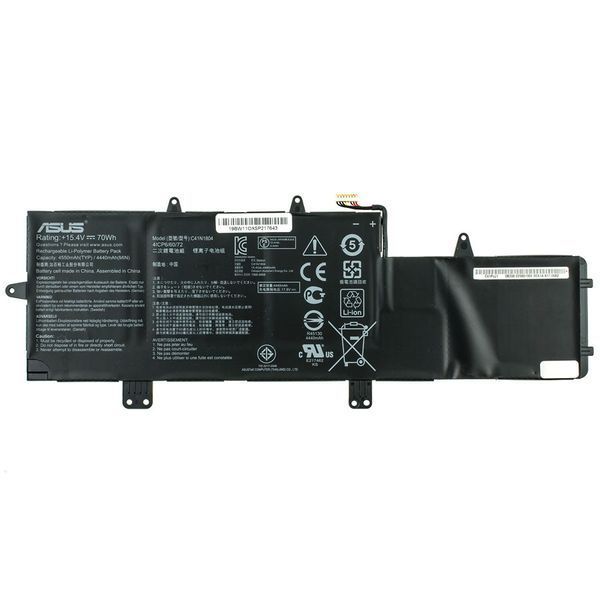 Оригінальна Батарея ASUS C41N1804 акумулятор для ноутбука ZenBook Pro 14 UX450FD, UX450FDX 15.4V 4550mAh 70Wh Black 0B200-02980100 LBM-078580 фото