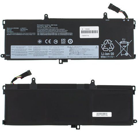 Батарея LENOVO L18M3P71 аккумулятор для ноутбука ThinkPad T590, T15 Gen 1 P15s Gen 1 11.52V 4950mAh 57Wh Black LBM-128440 фото